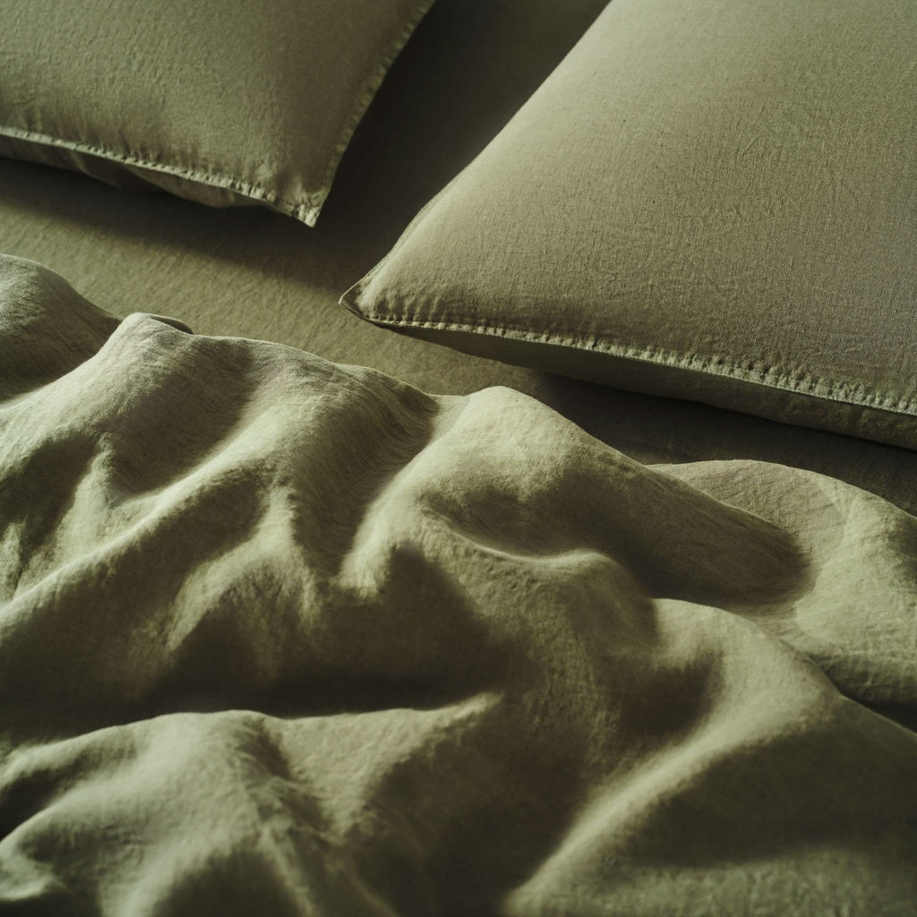 Washed European Linen Bedding Move-In Bundle
