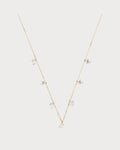 PERSEE Yellow Gold and Diamond 7-Stone Danae Necklace(Yellow Gold)
