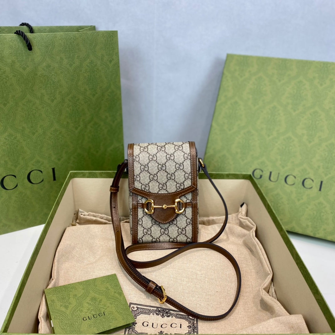 Gucci 1955 Horsebit Phone Holder Bag-625615