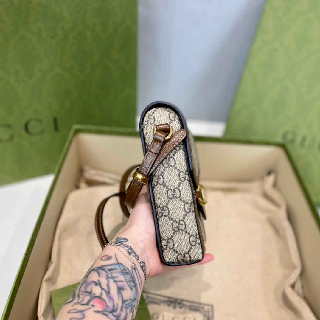 Gucci 1955 Horsebit Phone Holder Bag-625615