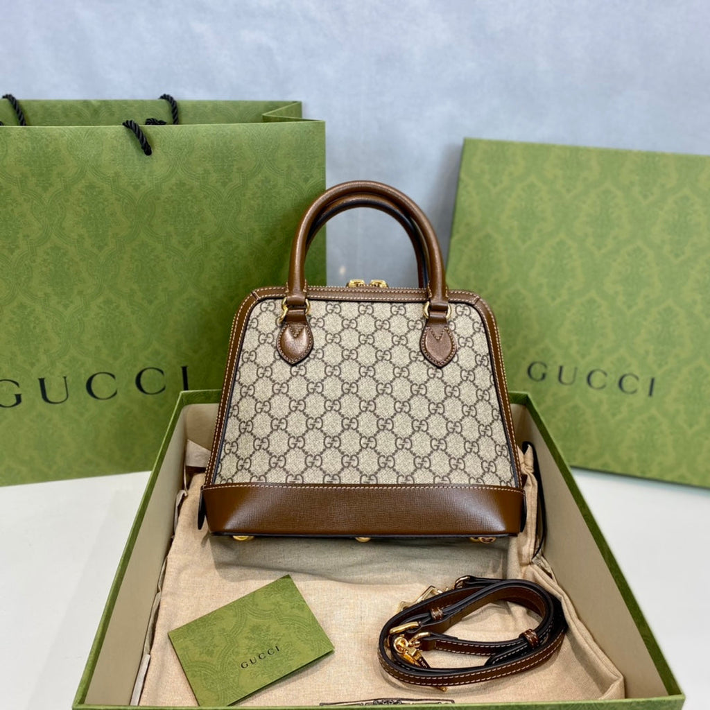 Gucci 1955 Horsebit Shell Shoulder Bag-621220