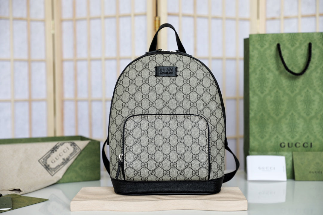 Gucci GG Black Backpack-429020