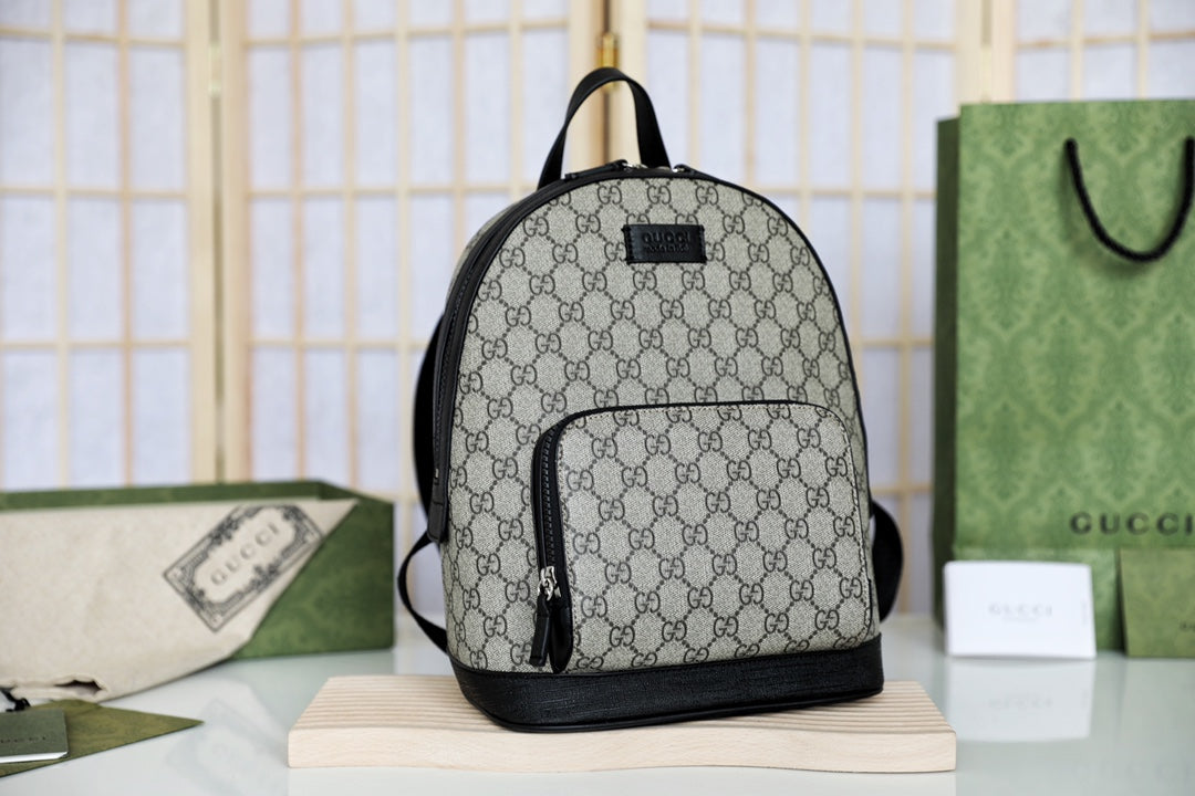 Gucci GG Black Backpack-429020