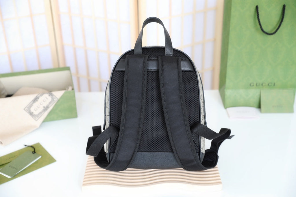 Gucci GG Black Backpack-429020
