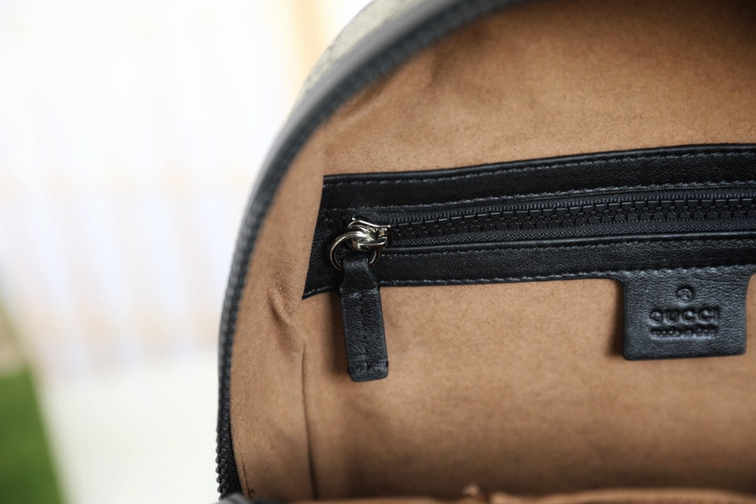 Gucci GG Black Backpack-429020