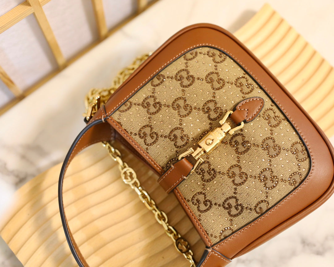 Gucci Jackie 1961 Mini Crystal Shoulder Bag-675799