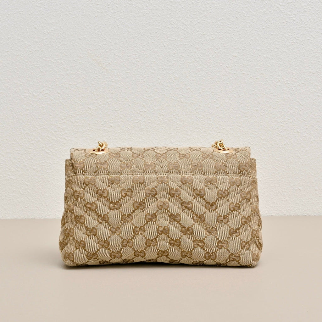 Gucci GG Marmont Small Canvas Shoulder Bag-855371