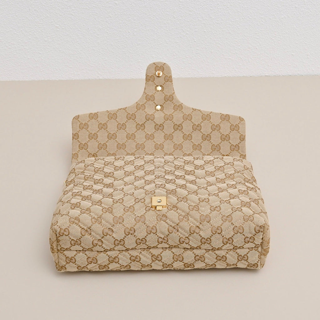 Gucci GG Marmont Medium Canvas Shoulder Bag-850676
