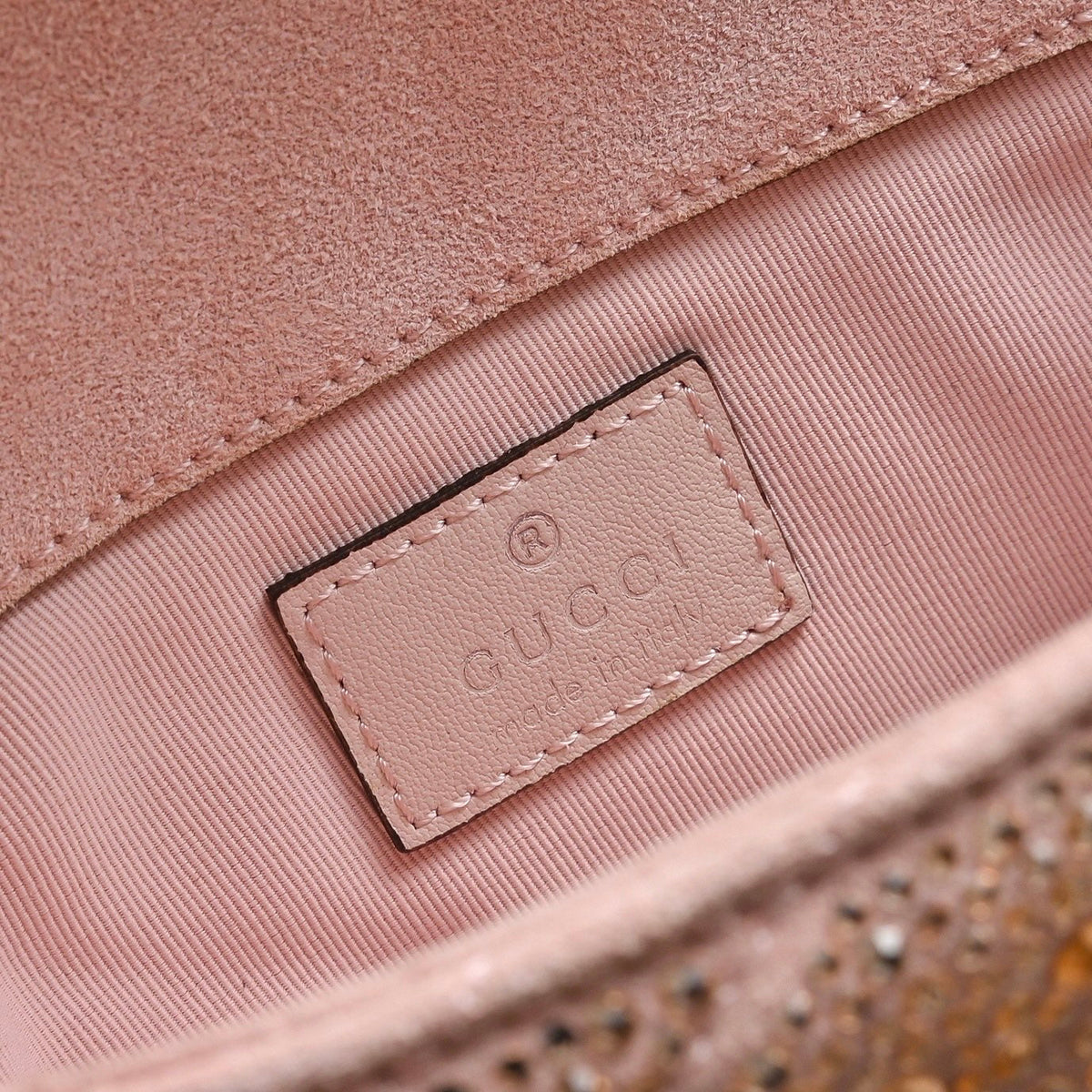 Gucci GG Marmont Crystal Mini Shoulder Bag-841290