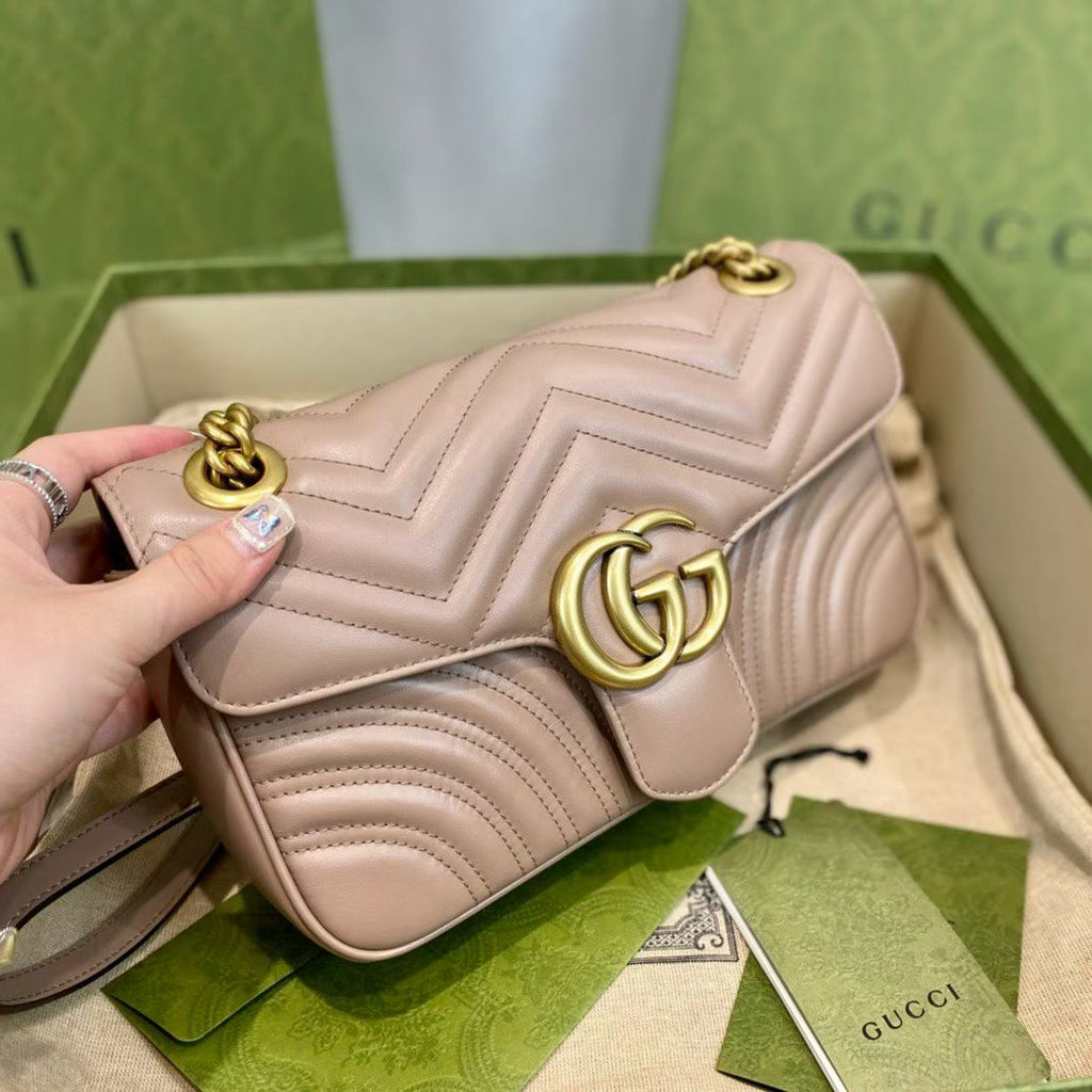 Gucci GG Marmont Leather Shoulder Bag-443497