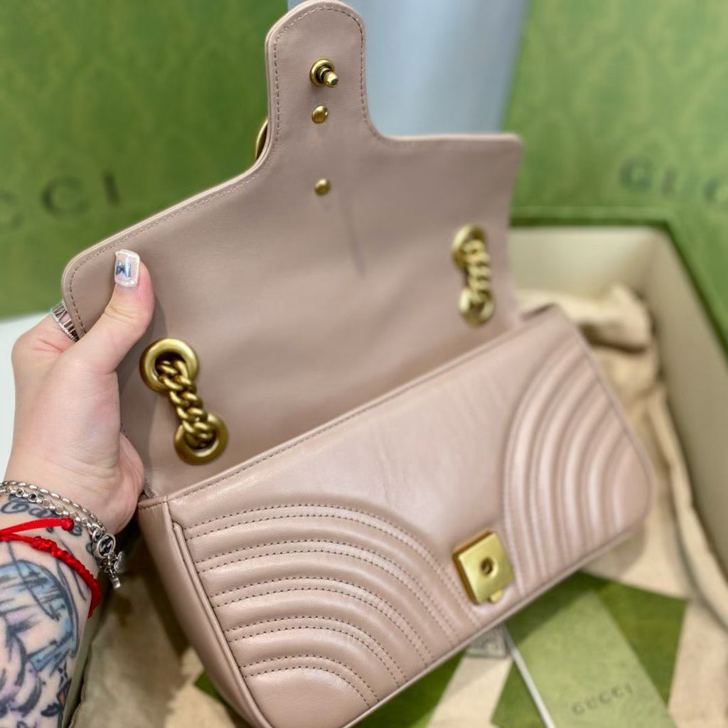 Gucci GG Marmont Leather Shoulder Bag-443497